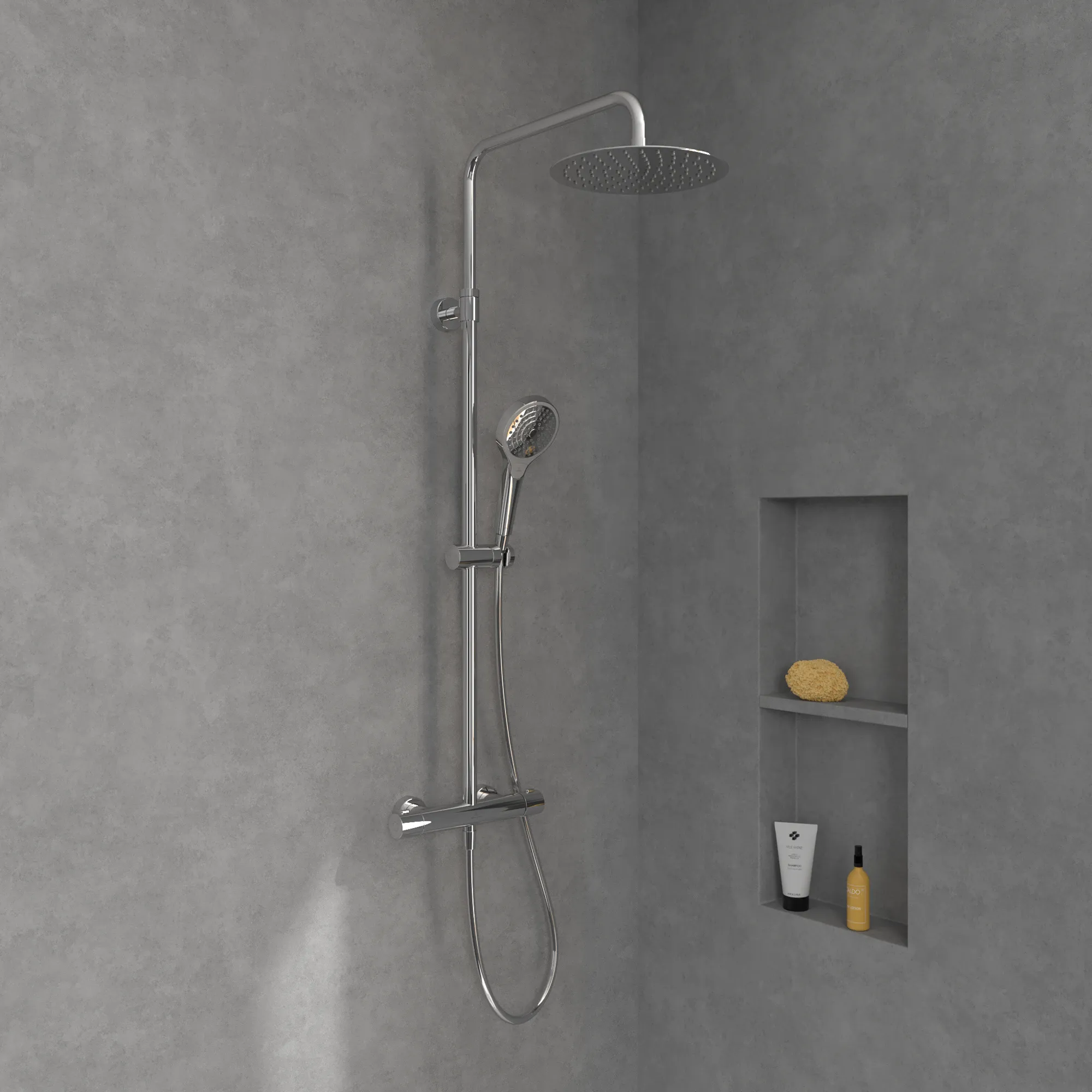 Gleitstangekombination „Verve Showers“, Befestigung verdeckt 47,2 cm