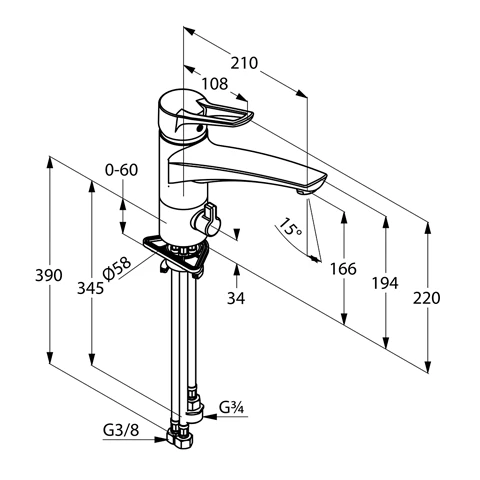 MX SPTMultiEHM DN 15 chrom MX SPTMultiEHM DN 15 chrom