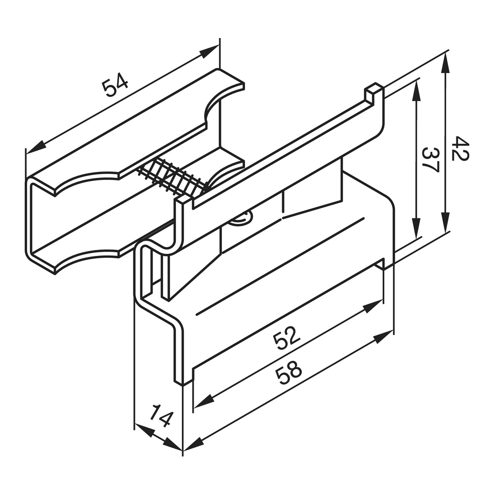 Zubehör Halter Bauhöhe Sonder-Lack