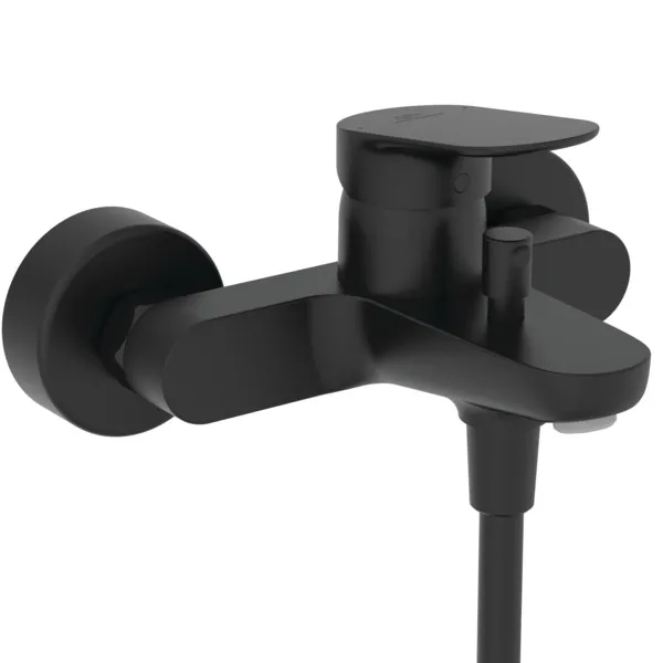 Einhand-Wannenarmatur „Ceralife O“ Ausladung 156 mm in Silk Black Einhand-Wannenarmatur „Ceralife O“ Ausladung 156 mm in Silk Black