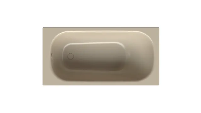 Bette BetteForm Badewanne Rechteck Sand 1400x700 mm Unterbau Einbau 1-Sitzer Bade-Duschkombination glasierter Titan-Stahl