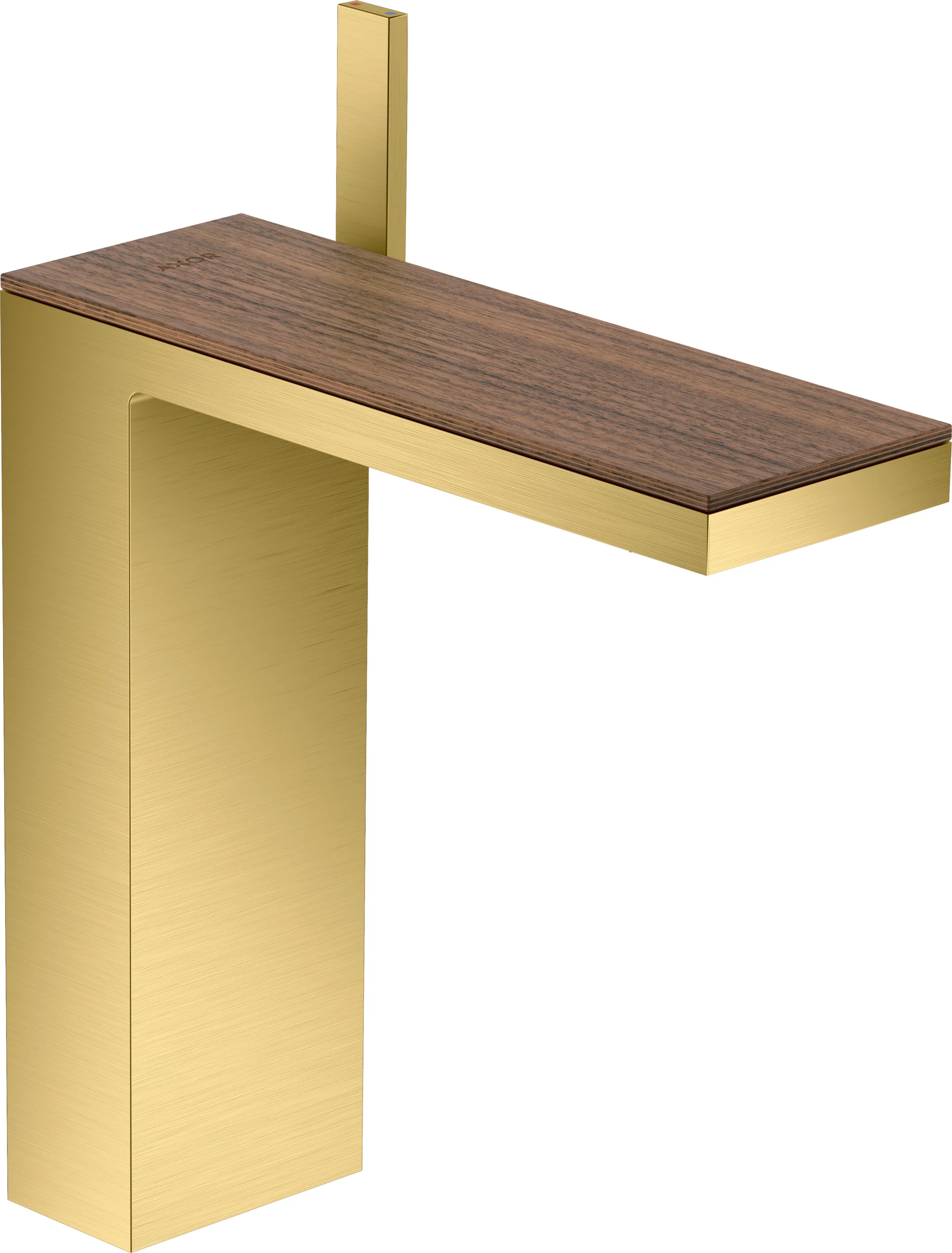Hansgrohe AXOR MyEdition Platte 245 mm, Amerikanischer Nussbaum, abnehmbar