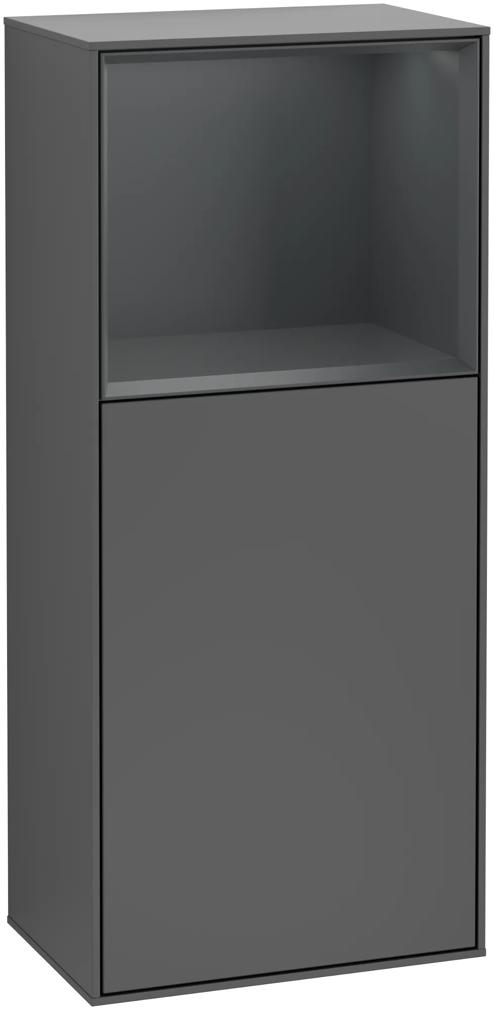 Villeroy & Boch Finion Seitenschrank F50 418x936x270mm anthrazit/midnightblue Villeroy & Boch Finion Seitenschrank F50 418x936x270mm anthrazit/midnightblue