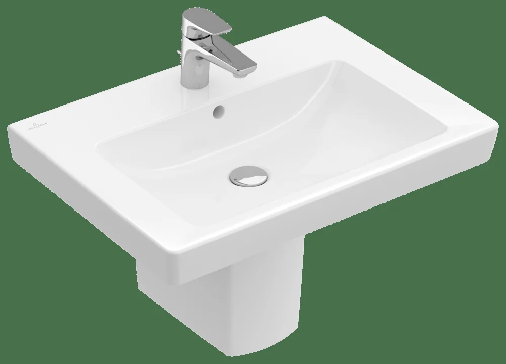 Villeroy & Boch Subway 2.0 Waschbecken 650x470mm Rechteck 1HL. m. ÜL. Weiß Alpin Villeroy & Boch Subway 2.0 Waschbecken 650x470mm Rechteck 1HL. m. ÜL. Weiß Alpin