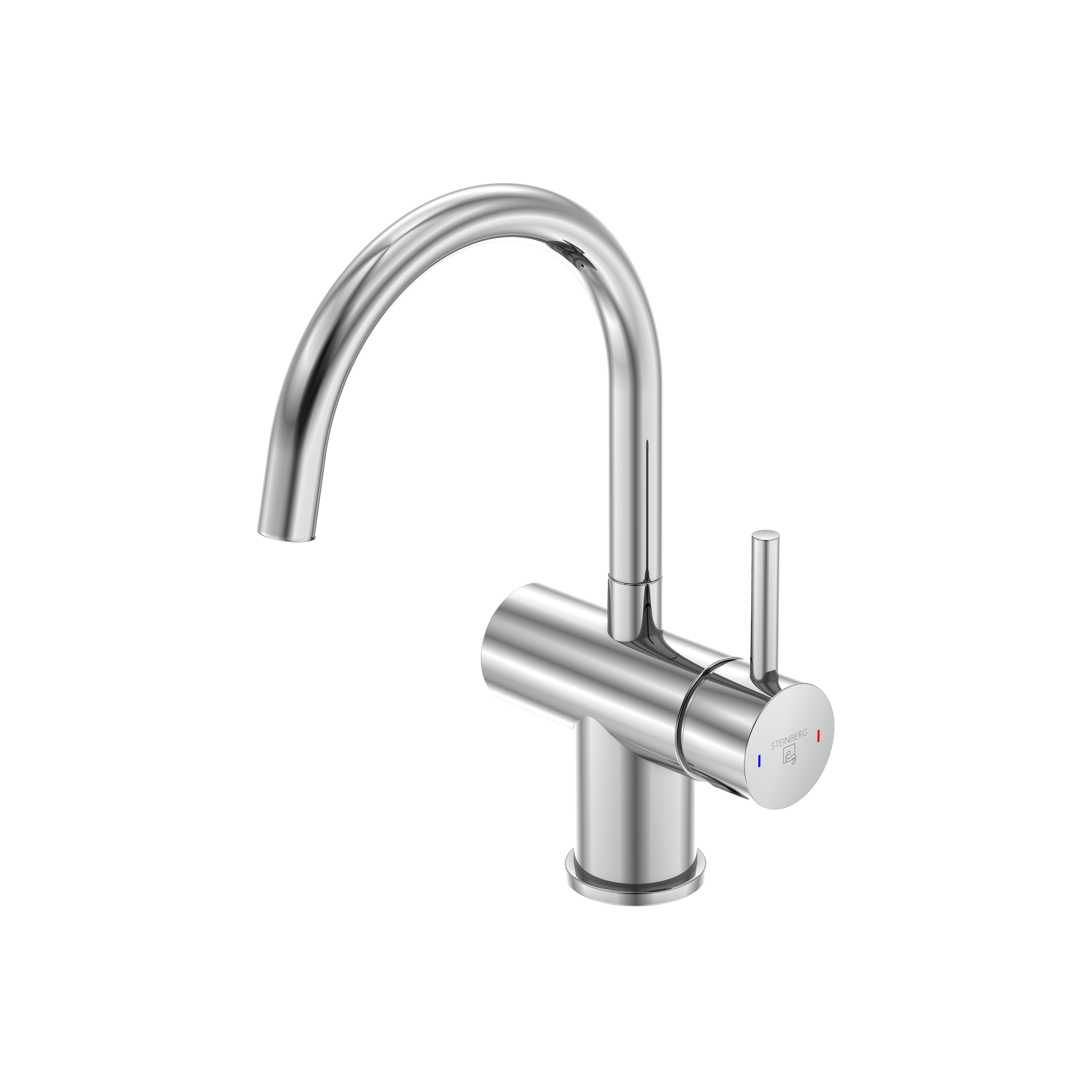 Serie 100 Waschtisch-Einhebelmischbatterie ohne Ablaufgarnitur, Ausladung: 15,5 cm Serie 100 Waschtisch-Einhebelmischbatterie ohne Ablaufgarnitur, Ausladung: 15,5 cm