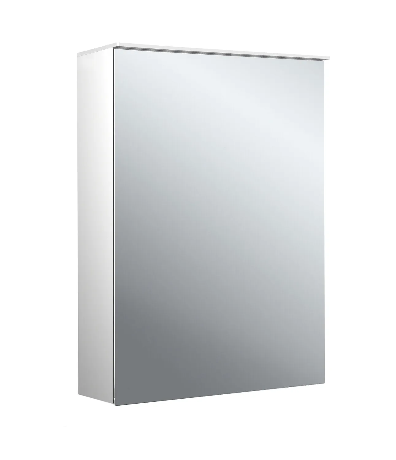 Lichtspiegelschrank pure IILichtsegel, Aufputz,mit Waschtischbeleuchtung,1 Tür, 500mm