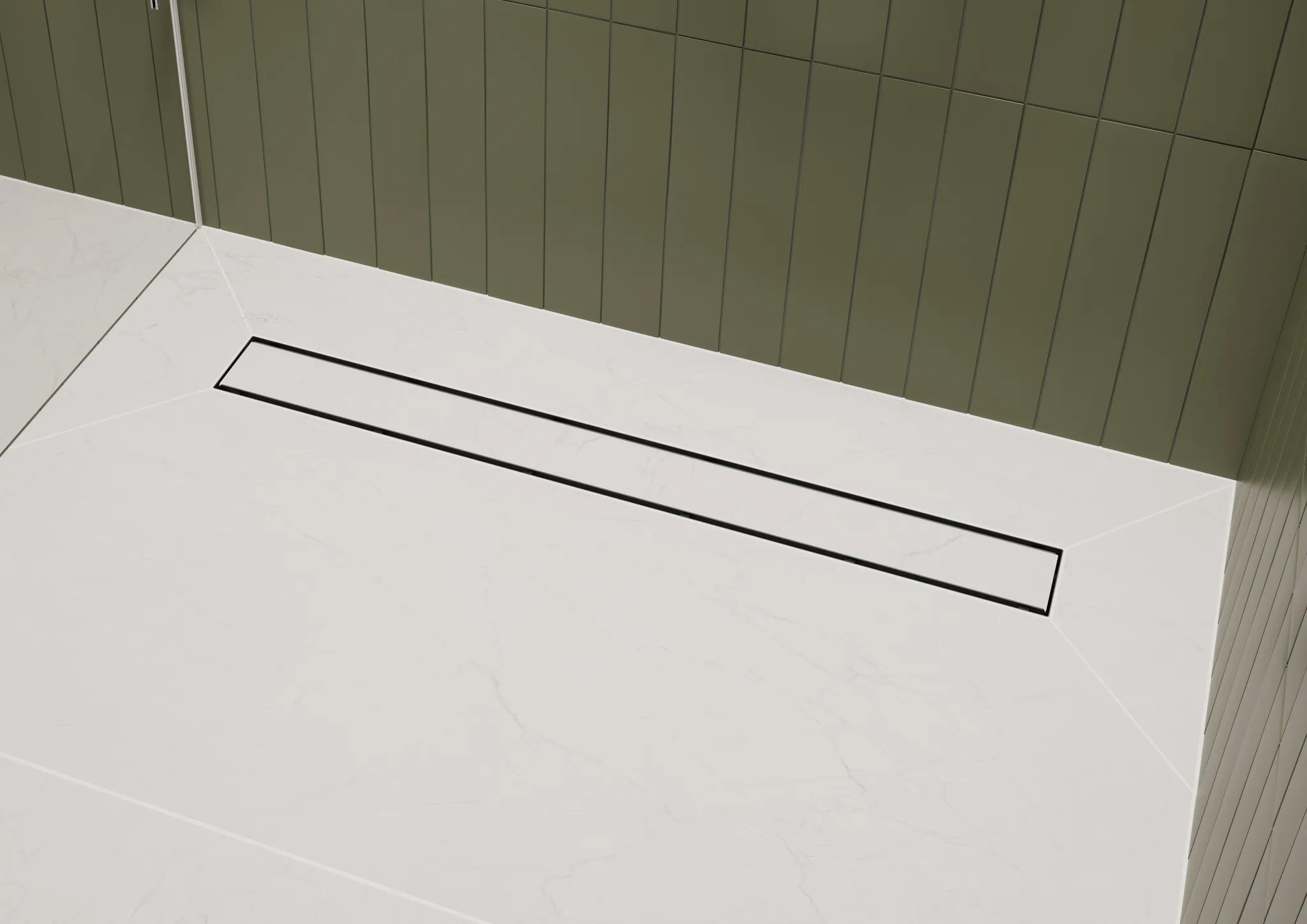 Hansgrohe Duschrinne „RainDrain Go“ in Mattschwarz Hansgrohe Duschrinne „RainDrain Go“ in Mattschwarz