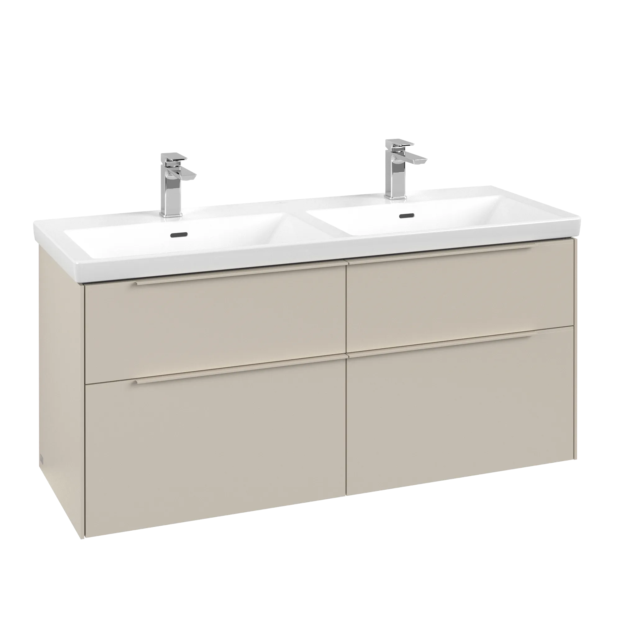 Villeroy & Boch Subway 3.0 Waschbeckenunterschrank C568L2, 1272 x 576 x 478 mm, Cashmere Grey