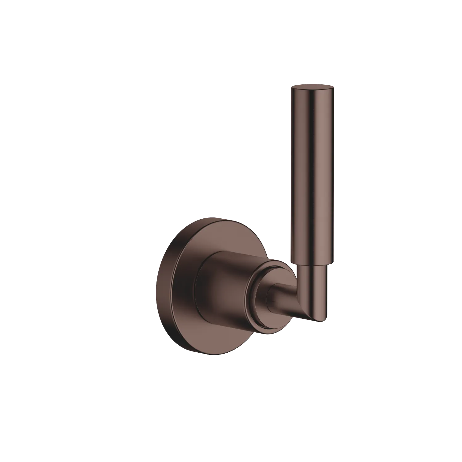 Dornbracht TARA Unterputzventil, rechtsschließend, 3/4", Rosette Ø 55 mm, Dark Bronze gebürstet (PVD), Oberteil mit abnehmbarer Spindel und Hülse
