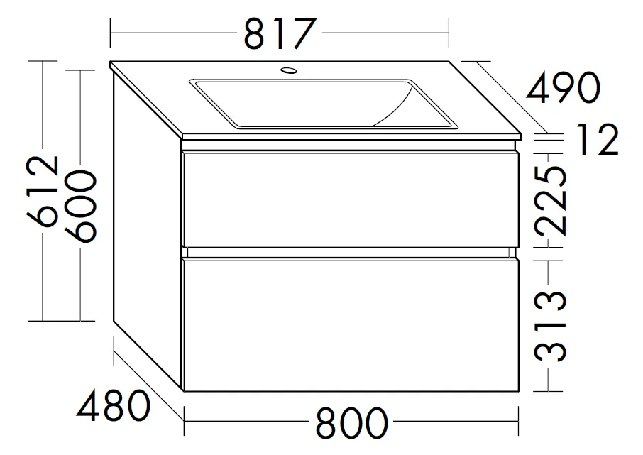 burgbad Badmöbelset „Accura“ 85,7 × 65,2 cm in Schilf Hochglanz burgbad Badmöbelset „Accura“ 85,7 × 65,2 cm in Schilf Hochglanz