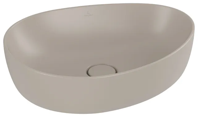 Villeroy & Boch Aufsatzwaschtisch „Antao“ 510 × 400 × 150 mm, ohne Hahnlochbohrung in Almond Villeroy & Boch Aufsatzwaschtisch „Antao“ 510 × 400 × 150 mm, ohne Hahnlochbohrung in Almond