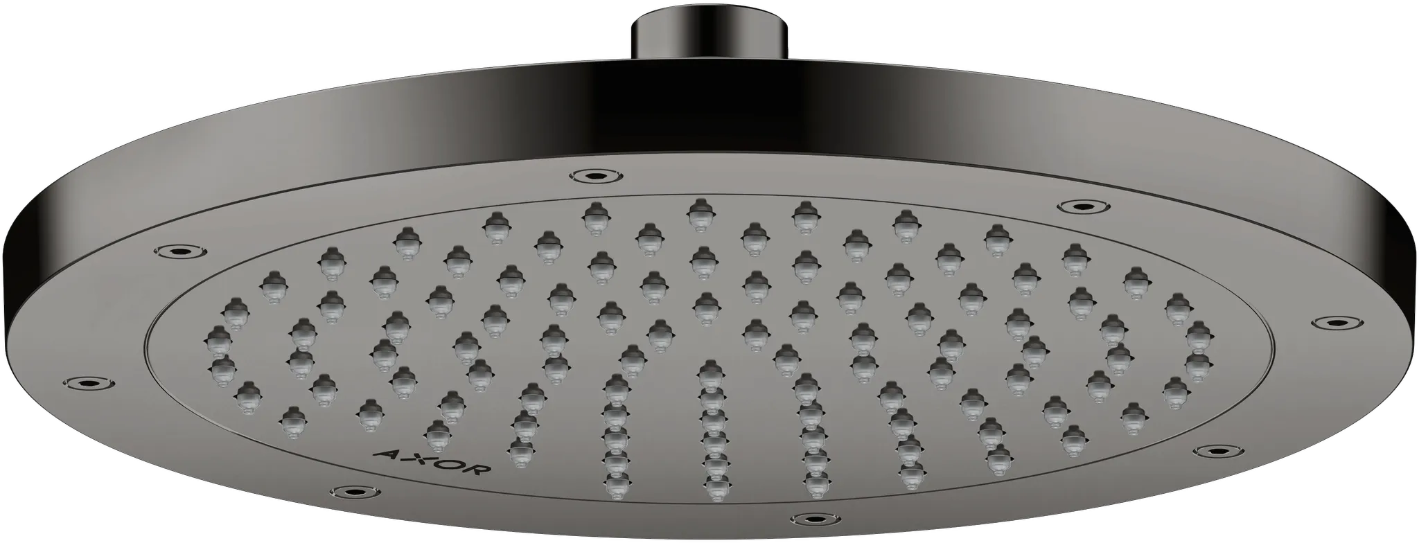 Hansgrohe AXOR ShowerSolutions Kopfbrause 245 1jet EcoSmart, Polished Black Chrome