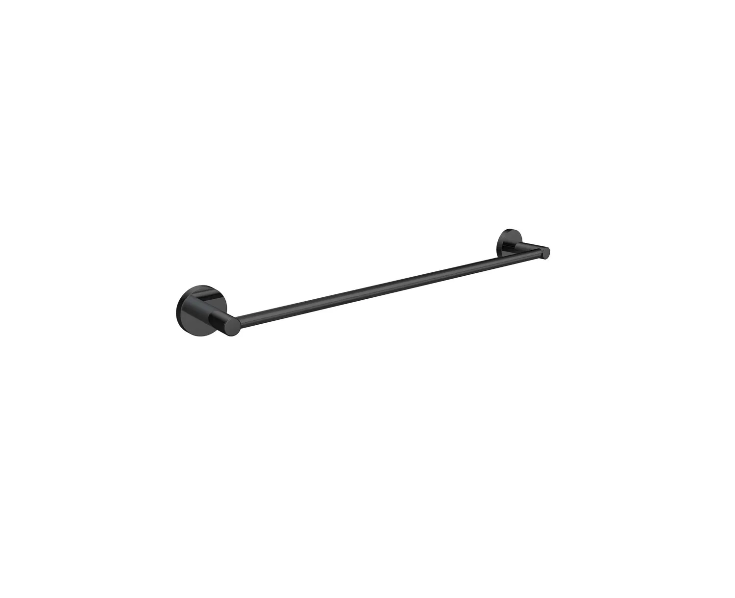round Badetuchhalter500 mm, schwarz, Objekt