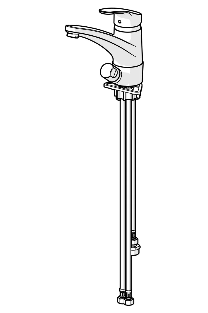 HansaMIX Einhebelmischer Küchenarmatur Chrom DN15 203mm HansaMIX Einhebelmischer Küchenarmatur Chrom DN15 203mm