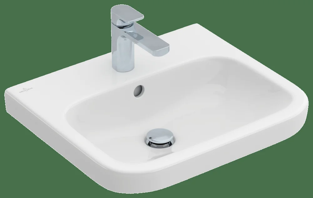 Villeroy & Boch Architectura Waschbecken 550x470mm, Rechteck, 1HL. m. ÜL., Weiß Alpin