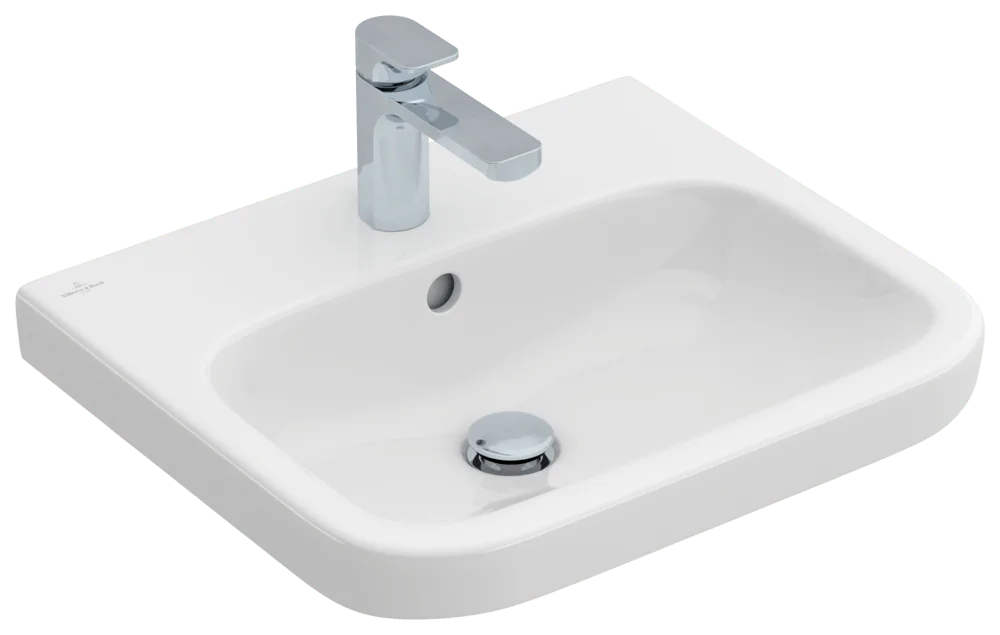 Villeroy & Boch Architectura Wandwaschbecken 41885G, 550x470x180mm, weiß Alpin, glänzend, mit Überlauf, für 3-Loch-Armatur