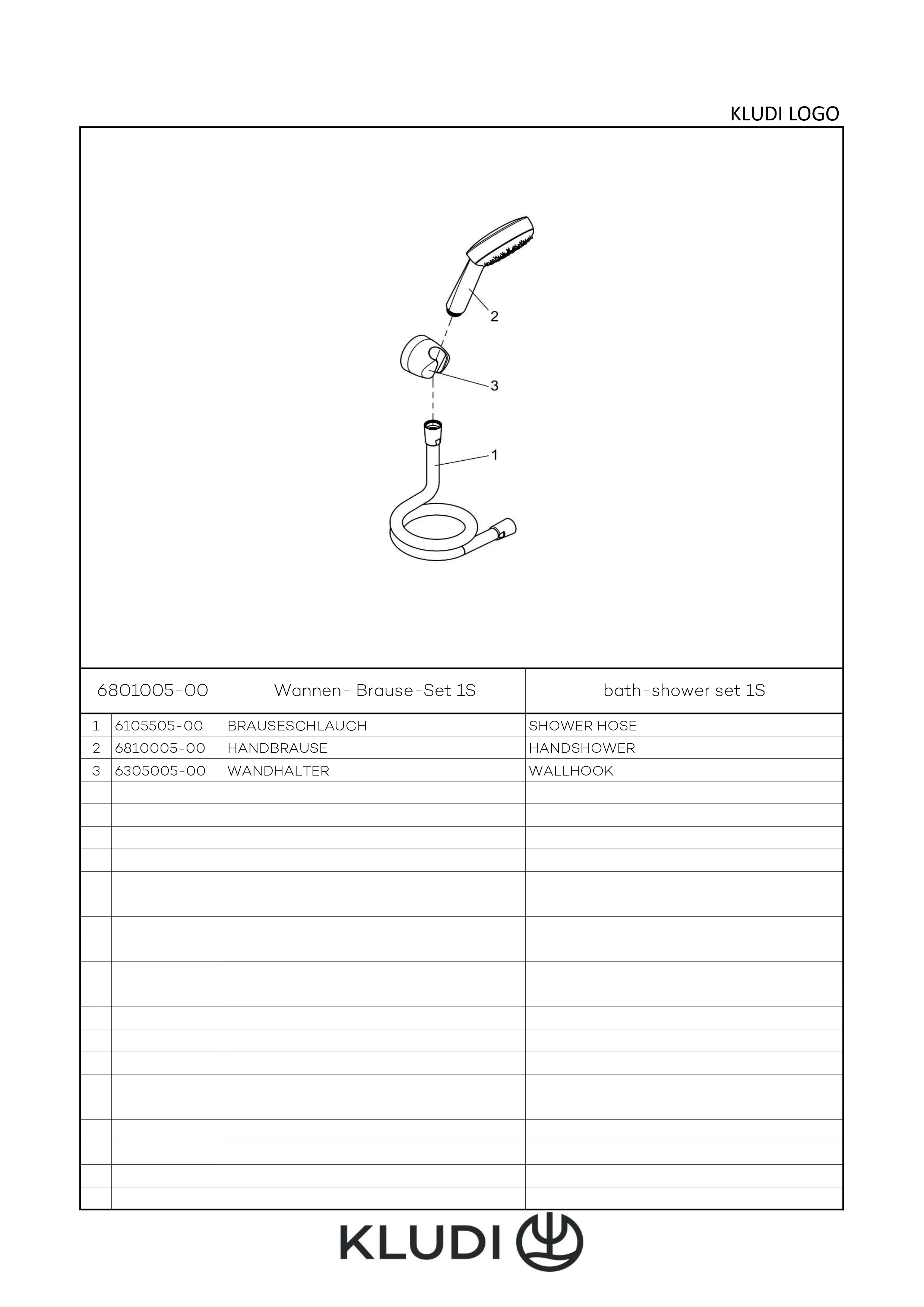 Handbrause „Logo Neo“ 23 l/min