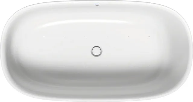 Duravit Whirlwanne „Zencha“ freistehend oval 1600 × 850 mm mit Air-System, in Weiß (matt) Duravit Whirlwanne „Zencha“ freistehend oval 1600 × 850 mm mit Air-System, in Weiß (matt)