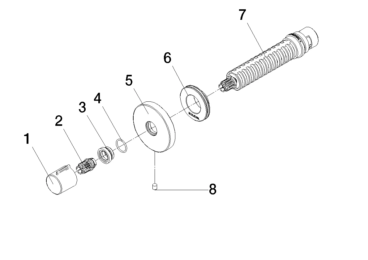 Unterputzventil rechtsschließend 3/4″ META Chrom 36608660 Unterputzventil rechtsschließend 3/4″ META Chrom 36608660