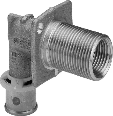 Viega „Sanfix P“ Wanddurchführung mit 1 Muffe und Außen- / Innengewinde 16 mm × 1/2″ / 3/4″ × 45 mm Viega „Sanfix P“ Wanddurchführung mit 1 Muffe und Außen- / Innengewinde 16 mm × 1/2″ / 3/4″ × 45 mm