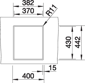 BLANCO CLARON 340-IF Durinox