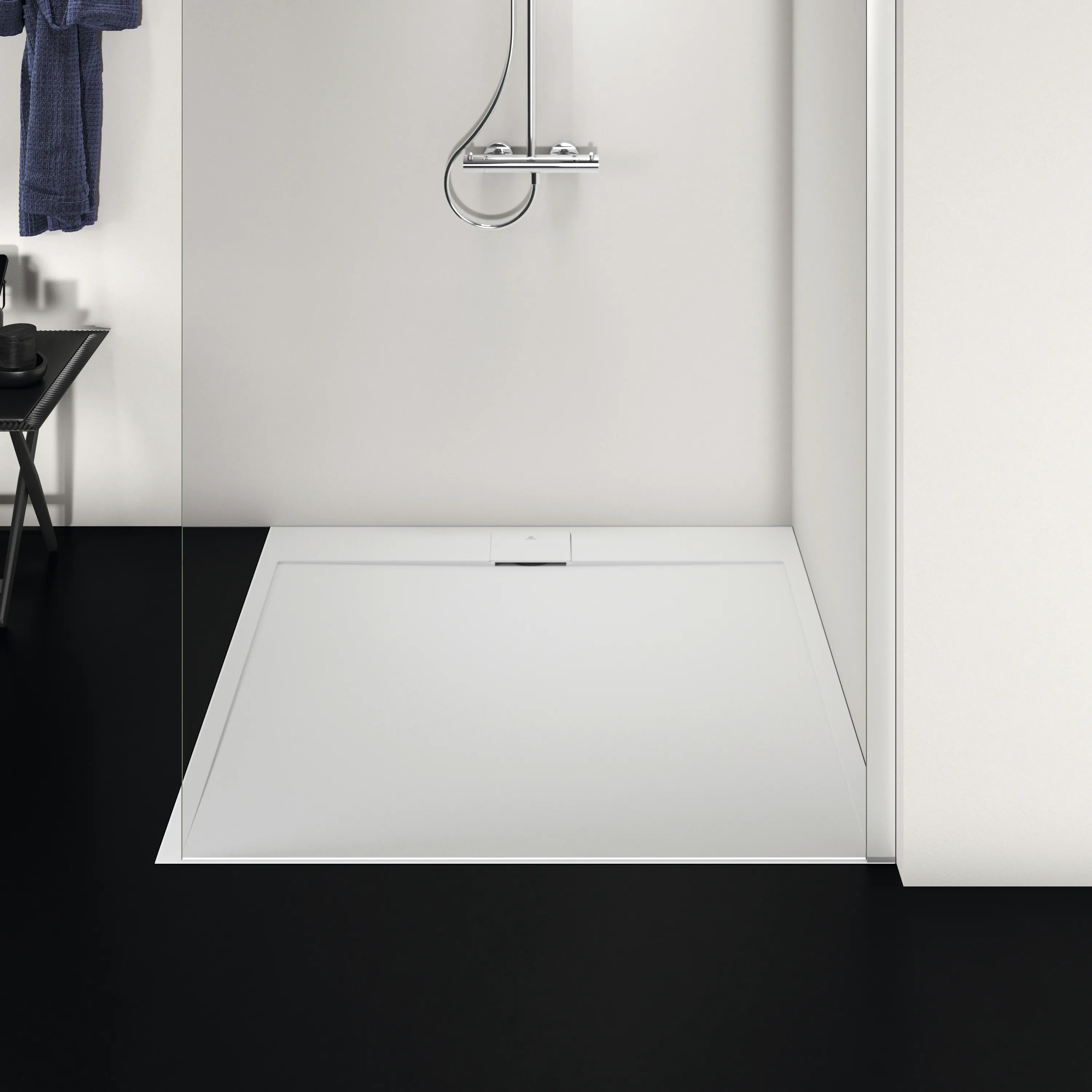 Ideal Standard Duschwanne „UltraFlatSi.life“ 120 × 120 cm in Carraraweiß Ideal Standard Duschwanne „UltraFlatSi.life“ 120 × 120 cm in Carraraweiß