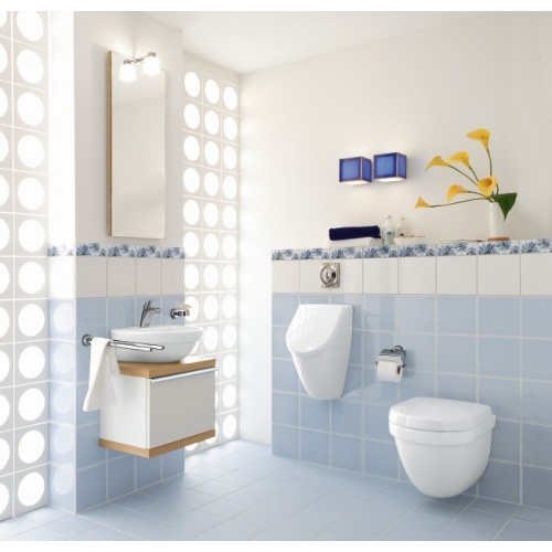 Set Urinal „Subway“, Befestigung verdeckt, ohne Zielobjekt mit Deckel Zulauf verdeckt 28,5 × 53,5 × 31,5 cm in Weiß Alpin Set Urinal „Subway“, Befestigung verdeckt, ohne Zielobjekt mit Deckel Zulauf verdeckt 28,5 × 53,5 × 31,5 cm in Weiß Alpin