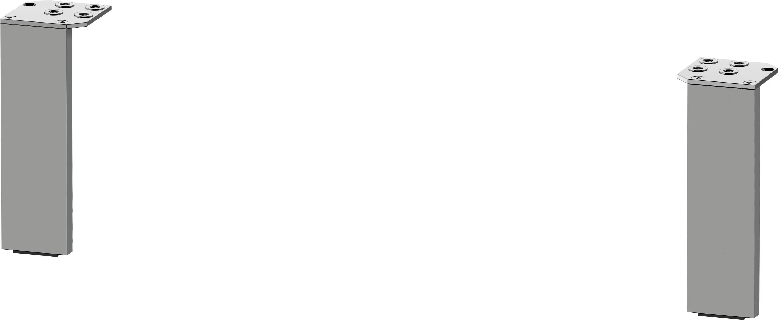 Duravit Sockelfuß in Aluminium Matt Duravit Sockelfuß in Aluminium Matt