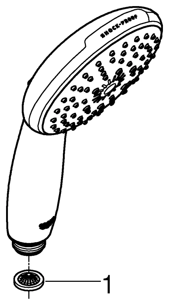 Grohe Tempesta 110 Handbrause 3 Strahlarten chrom Grohe Tempesta 110 Handbrause 3 Strahlarten chrom