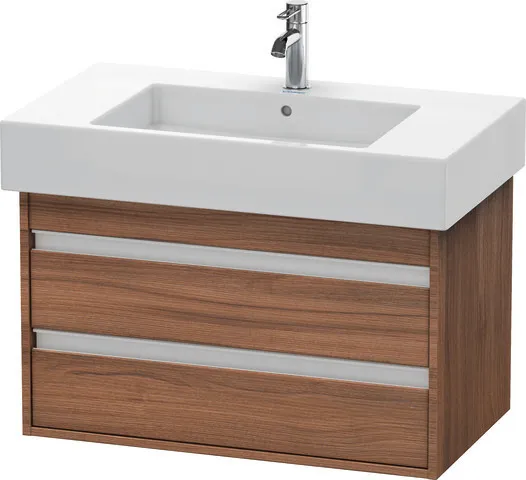Duravit Waschtischunterschrank wandhängend „Ketho“ 80 × 48 × 45,5 cm Nussbaum Natur Duravit Waschtischunterschrank wandhängend „Ketho“ 80 × 48 × 45,5 cm Nussbaum Natur