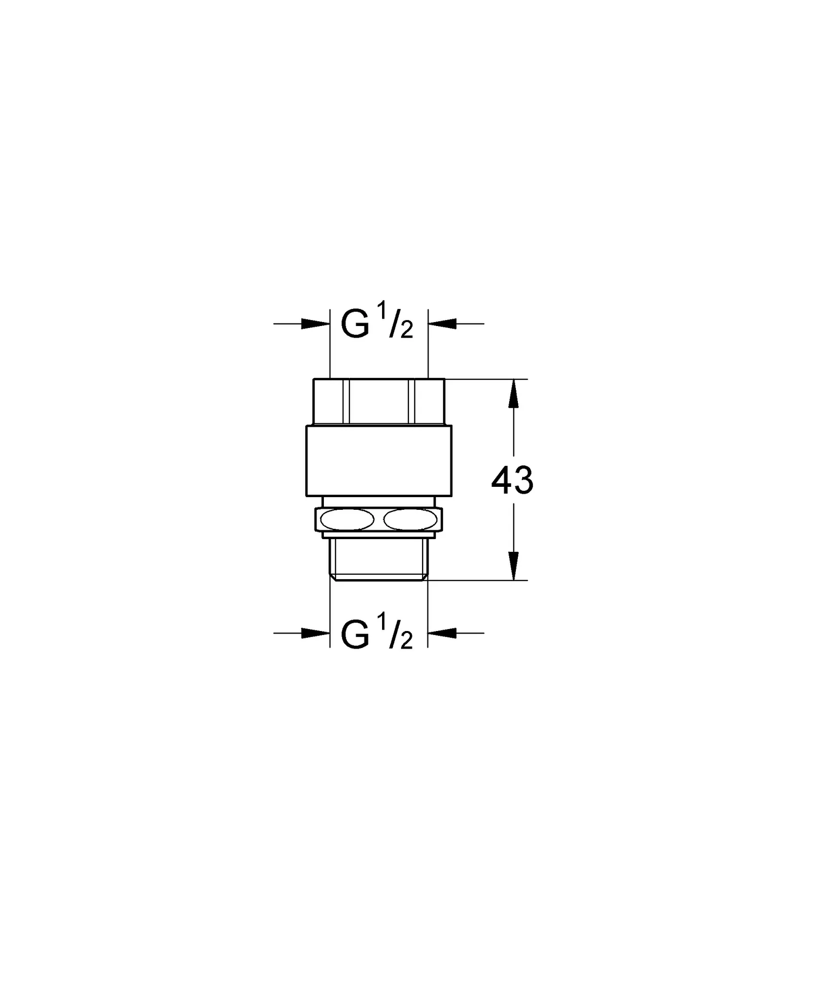 Rohrbelüfter 41238, DN 15, Bauform Typ HB, senkrechte Montage, zur Eigensicherung gegen Rückfließen, chrom Rohrbelüfter 41238, DN 15, Bauform Typ HB, senkrechte Montage, zur Eigensicherung gegen Rückfließen, chrom