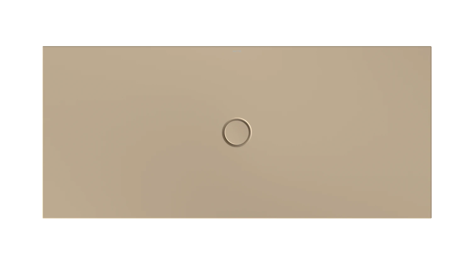 Bette rechteck Duschwanne „BetteFloor“ 1800 × 800 mm ohne Oberflächenbeschichtung, ohne Oberflächenveredelung, ohne Wannenträger, in Greige