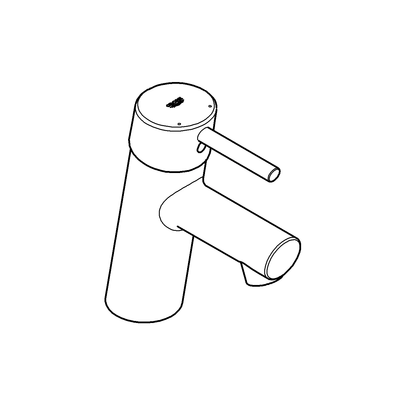 Grohe Concetto Einhand-Waschtischbatterie S-Size, ½ Einlochmontage, 5,7 l/min SpeedClean Mousseur, glatter Körper, chrom Grohe Concetto Einhand-Waschtischbatterie S-Size, ½ Einlochmontage, 5,7 l/min SpeedClean Mousseur, glatter Körper, chrom