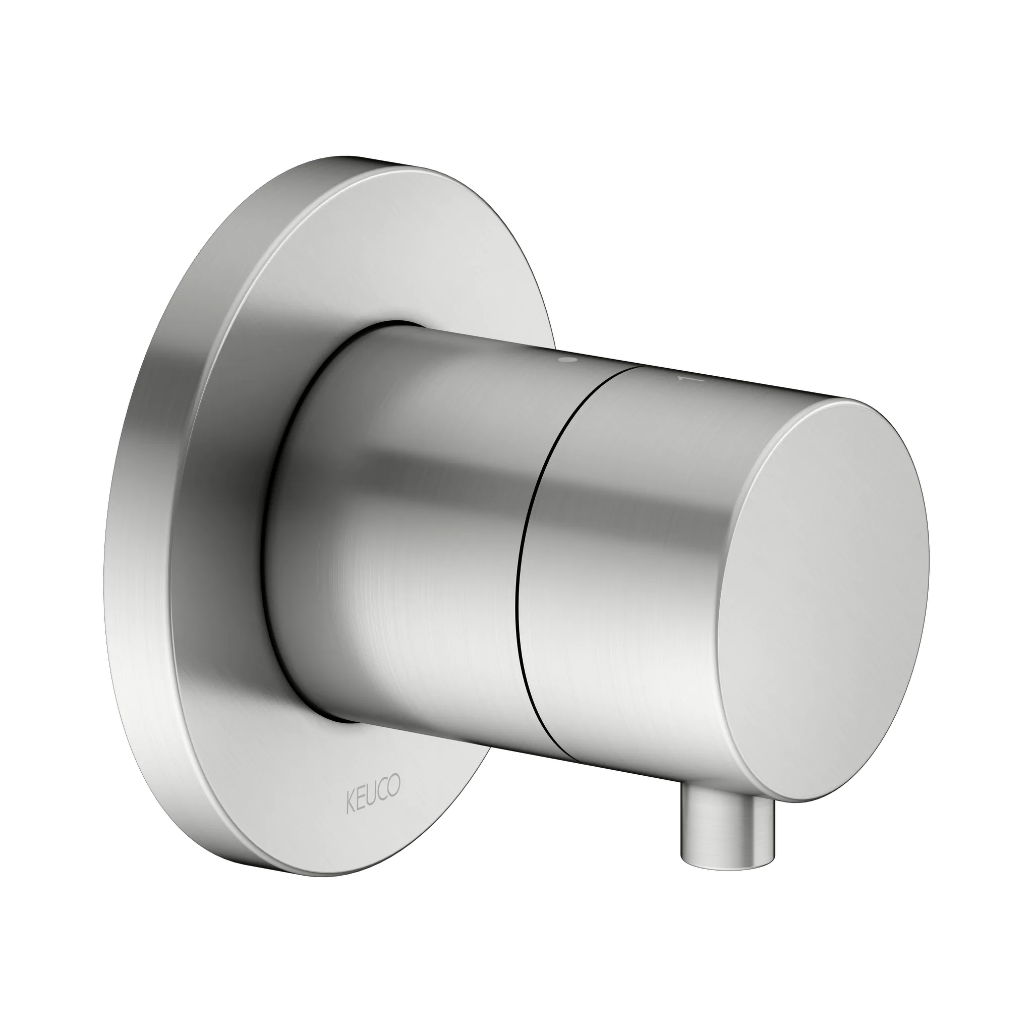 KEUCO IXMO Umstellventil Unterputz für 2 Verbraucher IXMO Comfort, rund Edelstahl-finish