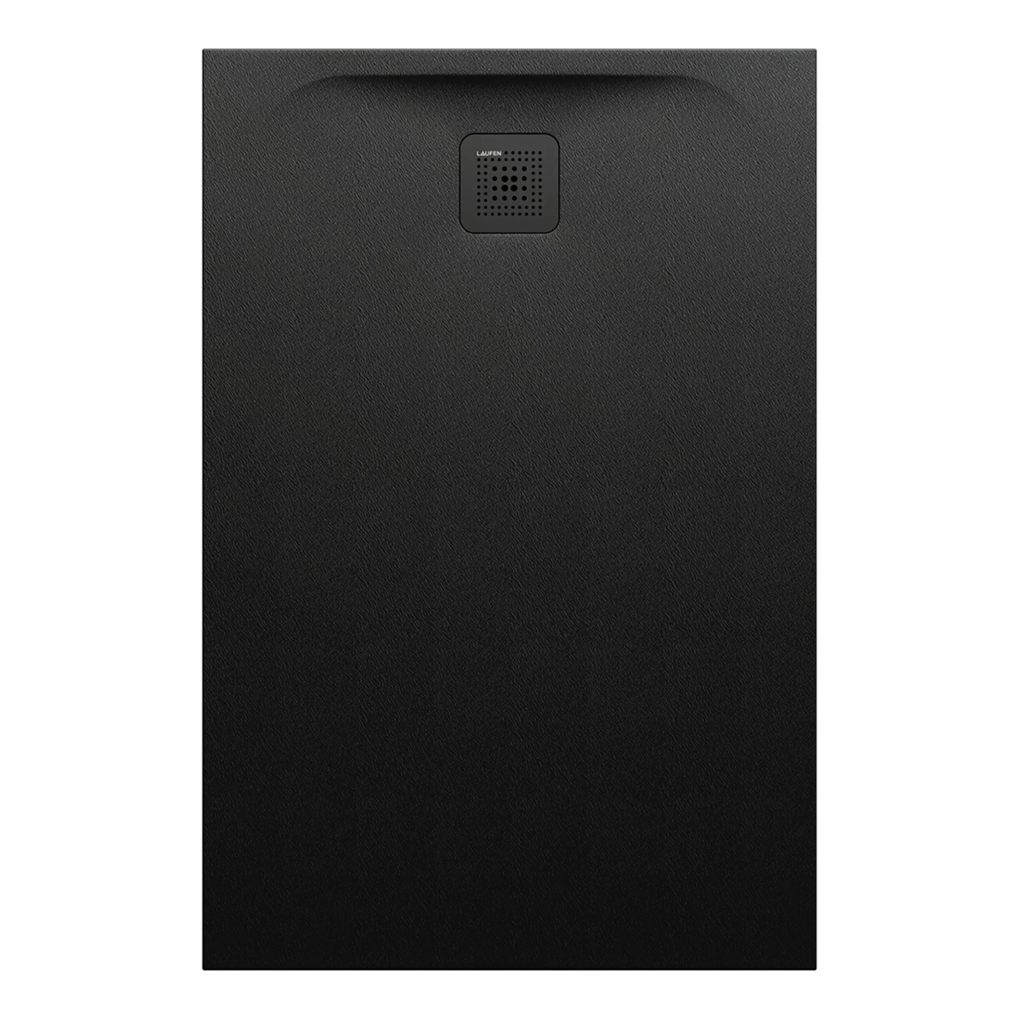 Laufen rechteck Duschwanne „Pro“ Ablauf kurze Seite 1200 × 800 mm ohne Oberflächenbeschichtung, ohne Oberflächenveredelung, in Schwarz