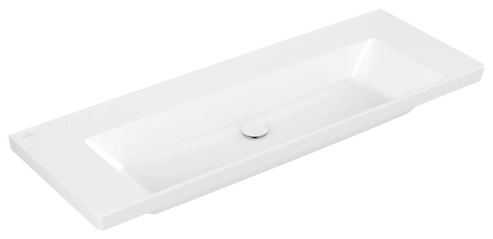 Villeroy & Boch Schrankwaschtisch Subway 3.0, 1300x475x170mm, TitanCeram, glänzend, weiß Alpin Villeroy & Boch Schrankwaschtisch Subway 3.0, 1300x475x170mm, TitanCeram, glänzend, weiß Alpin