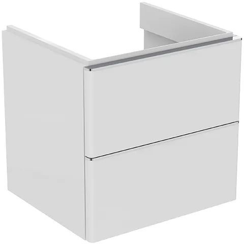 Ideal Standard Adapto Auszugsfront, oben, weiß lackiert, Hochglanz, für Waschtischunterschrank 510 mm Höhe