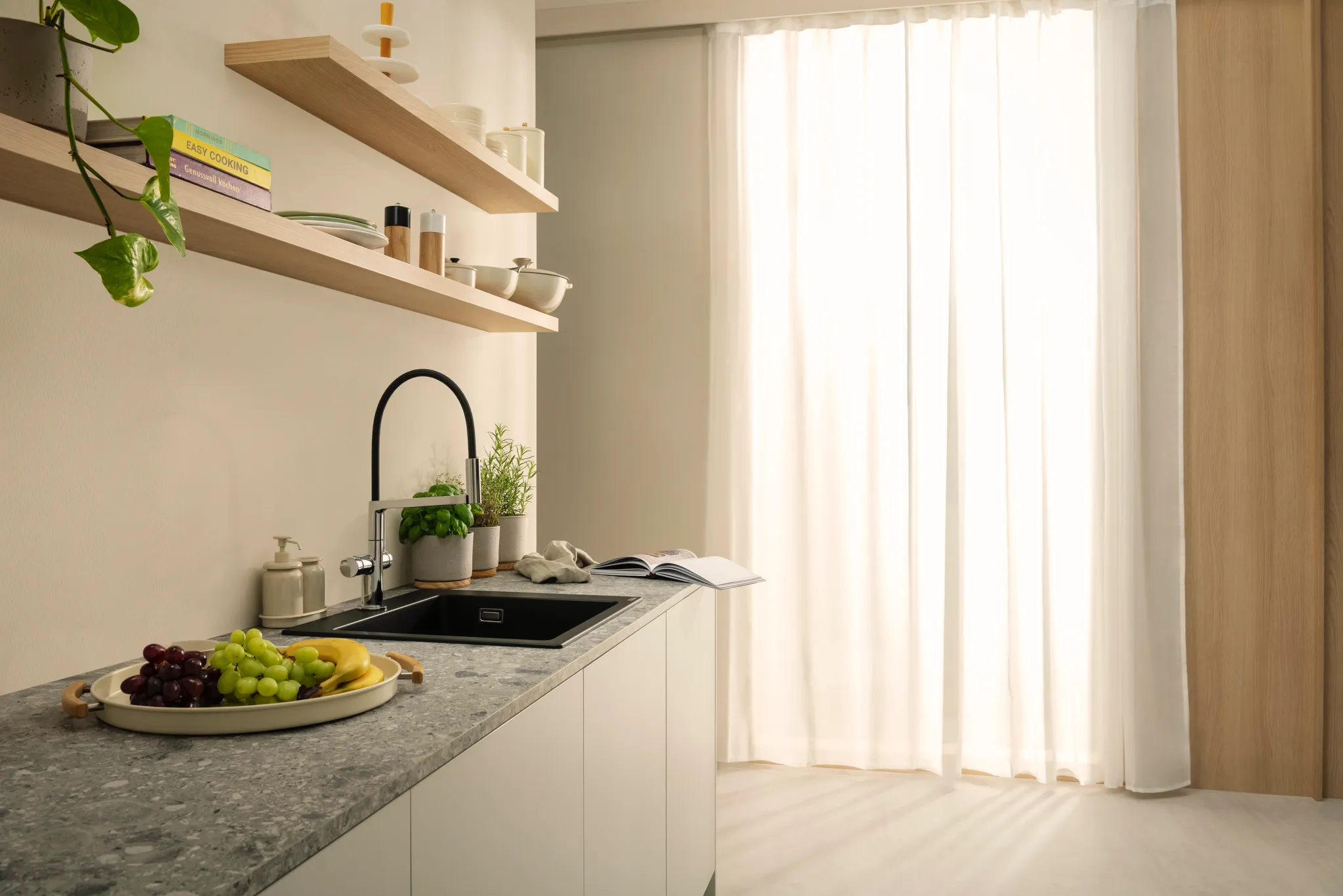 Hansgrohe S51 S510-F450 Einbauspüle 450, Graphitschwarz