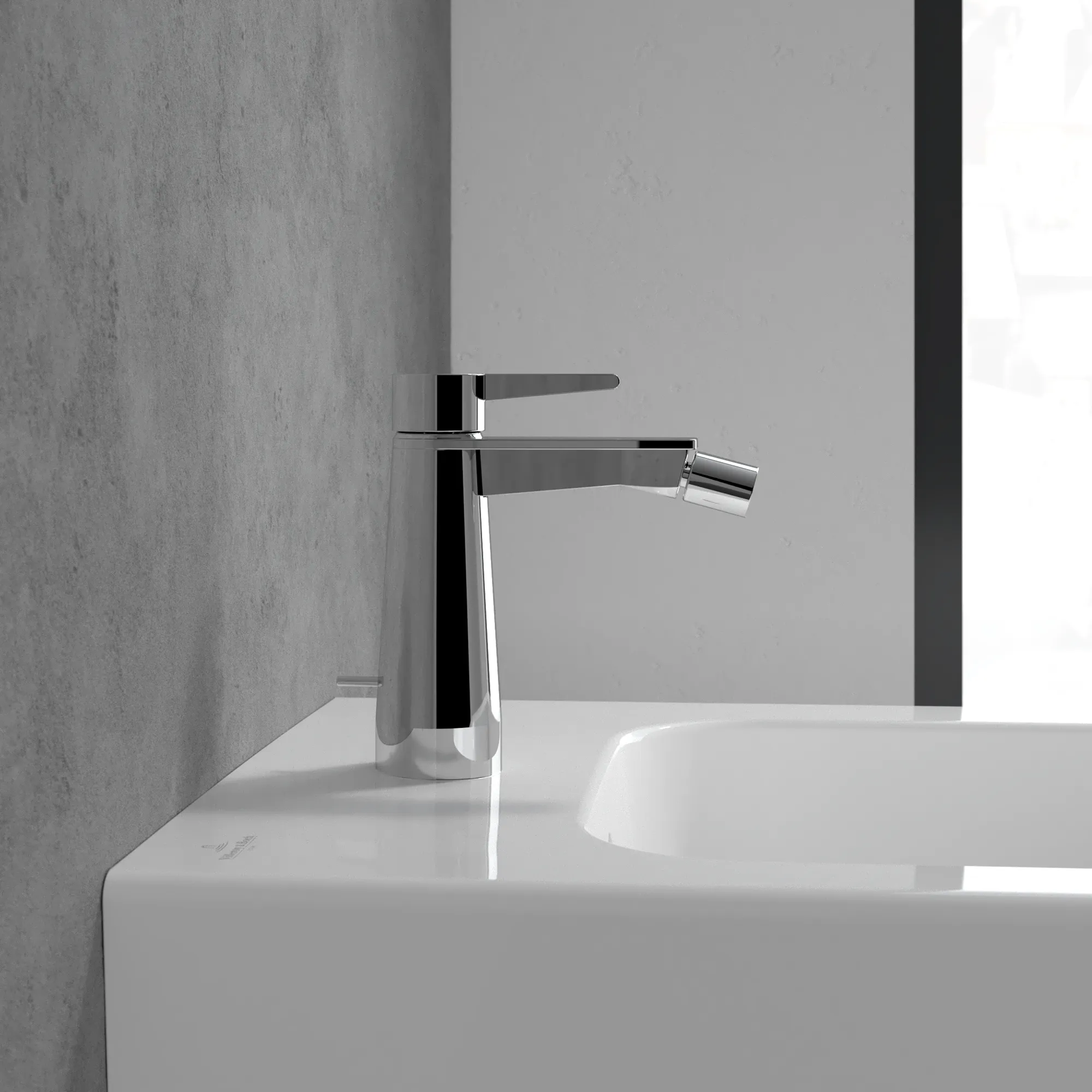 Einhebel-Bidetarmatur Conum T127001000, 49 x 154 x 147 mm, Chrom Einhebel-Bidetarmatur Conum T127001000, 49 x 154 x 147 mm, Chrom