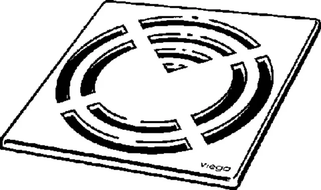 Rost 4929.3 in 150x150mm Edelstahl matt-vernickelt Rost 4929.3 in 150x150mm Edelstahl matt-vernickelt