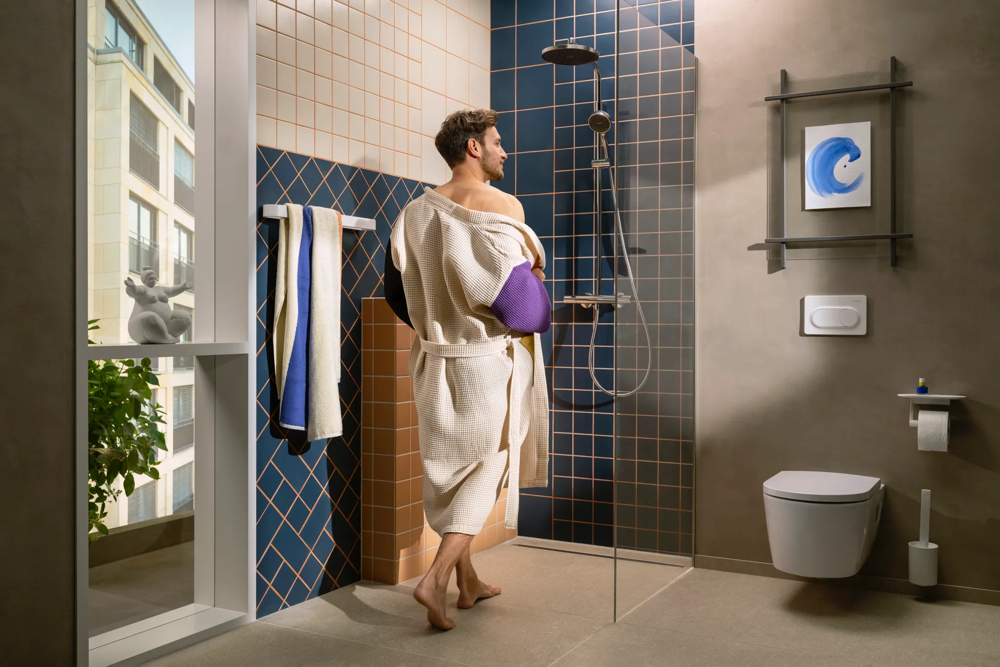 Activera S Showerpipe 240 1jet EcoSmart mit Ecostat Fine Varia, Chrom Activera S Showerpipe 240 1jet EcoSmart mit Ecostat Fine Varia, Chrom