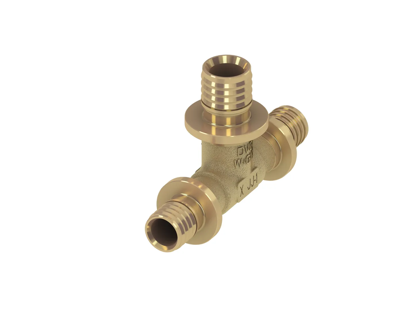 TECEflex T-Stück reduziert Dimension 25 × 20 × 20, Siliziumbronze TECEflex T-Stück reduziert Dimension 25 × 20 × 20, Siliziumbronze