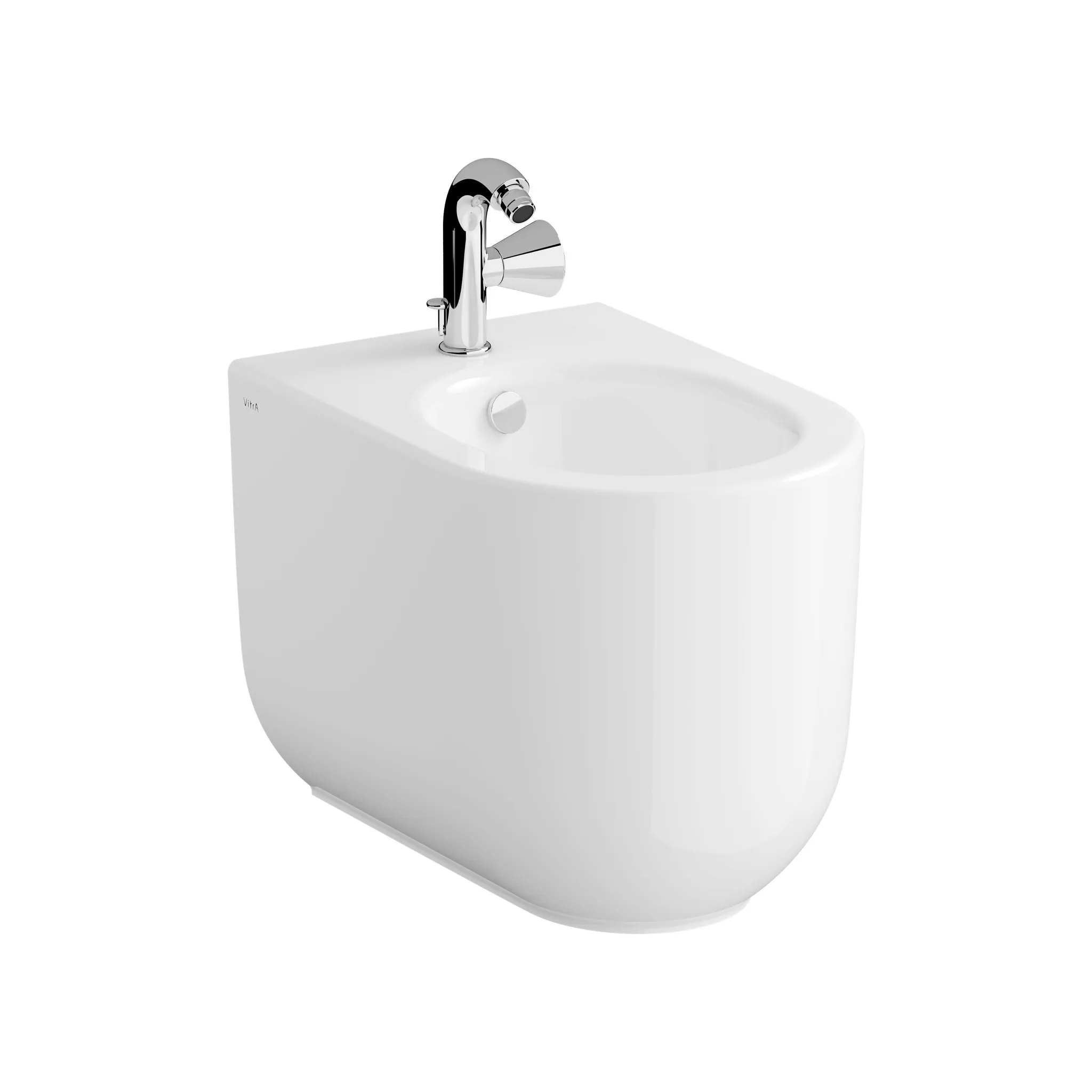 VitrA Liquid Stand-Bidet, 380 x 540 mm, verdeckte Befestigung, Weiß Hochglanz VitrA Liquid Stand-Bidet, 380 x 540 mm, verdeckte Befestigung, Weiß Hochglanz