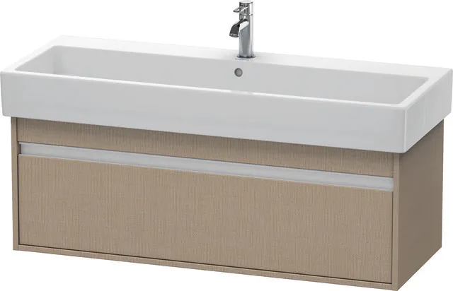 Duravit Waschtischunterschrank wandhängend „Ketho“ 115 × 41 × 44 cm Leinen