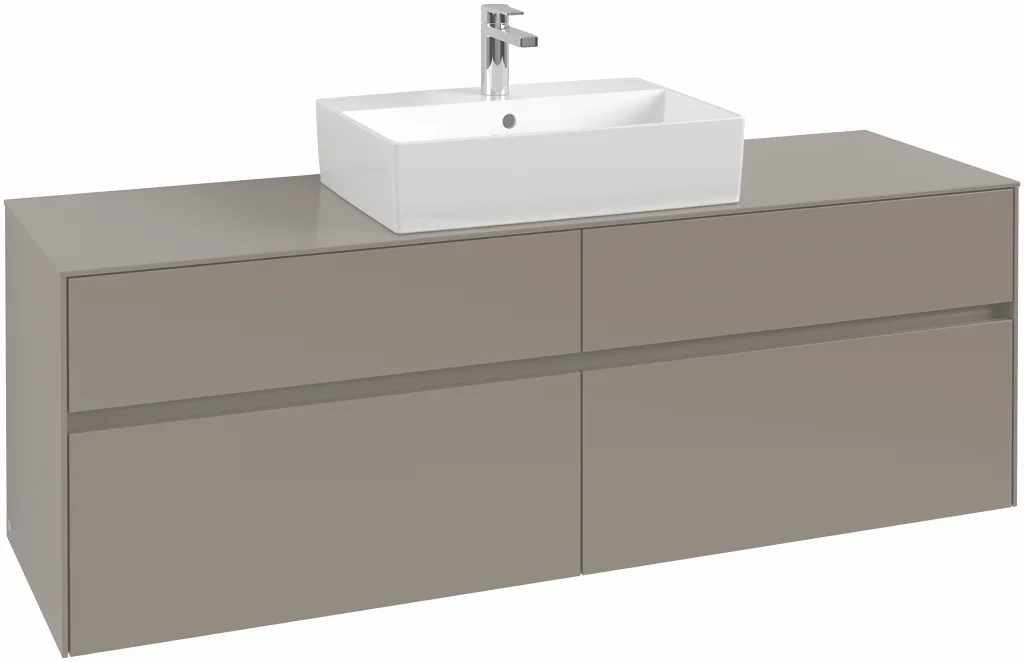 Villeroy & Boch Collaro Waschbeckenunterschrank C134B0, 1600x548x500mm, Graphite Villeroy & Boch Collaro Waschbeckenunterschrank C134B0, 1600x548x500mm, Graphite
