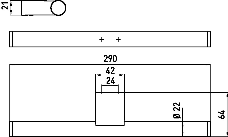 emco Reservetoilettenpapierhalter „system 2“ in chrom, Befestigung verdeckt