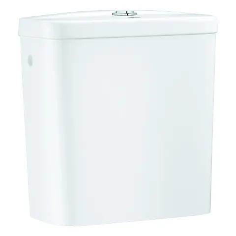 Aufputzspülkasten Bau Keramik 39437, Anschluss seitlich, aus Sanitärkeramik, alpinweiß Aufputzspülkasten Bau Keramik 39437, Anschluss seitlich, aus Sanitärkeramik, alpinweiß