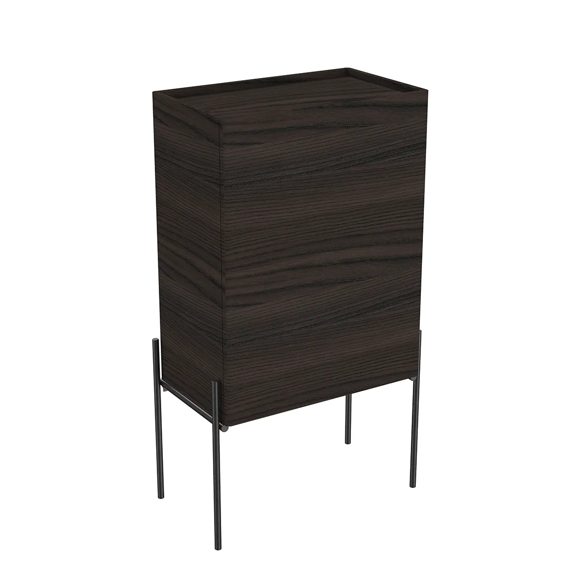 Equal Halbhochschrank Ulme Türanschlag links