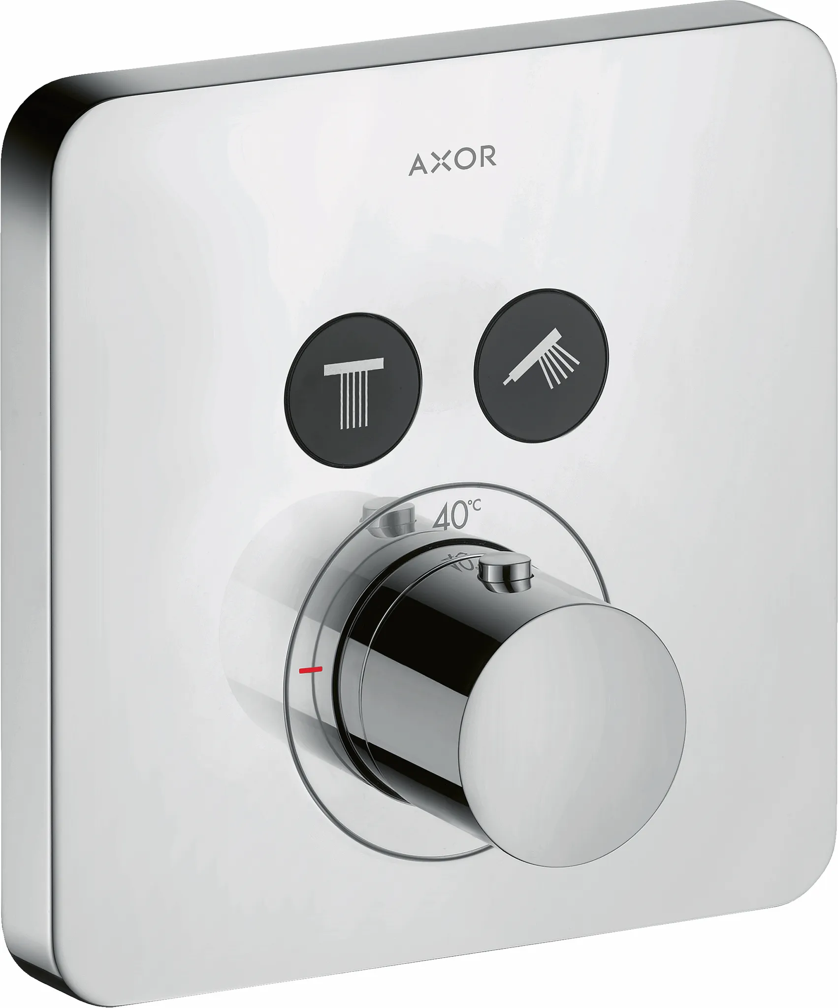 Thermostat UP Axor ShowerSelect Fertigset 2 Verbraucher chrom