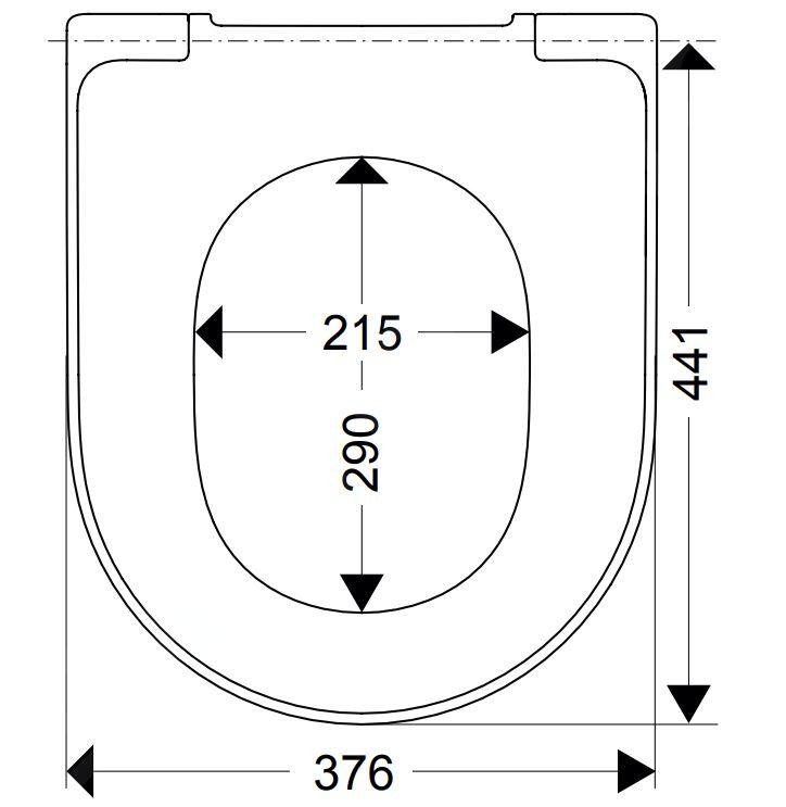 WC-Sitz „Architectura“ in Weiß Alpin WC-Sitz „Architectura“ in Weiß Alpin